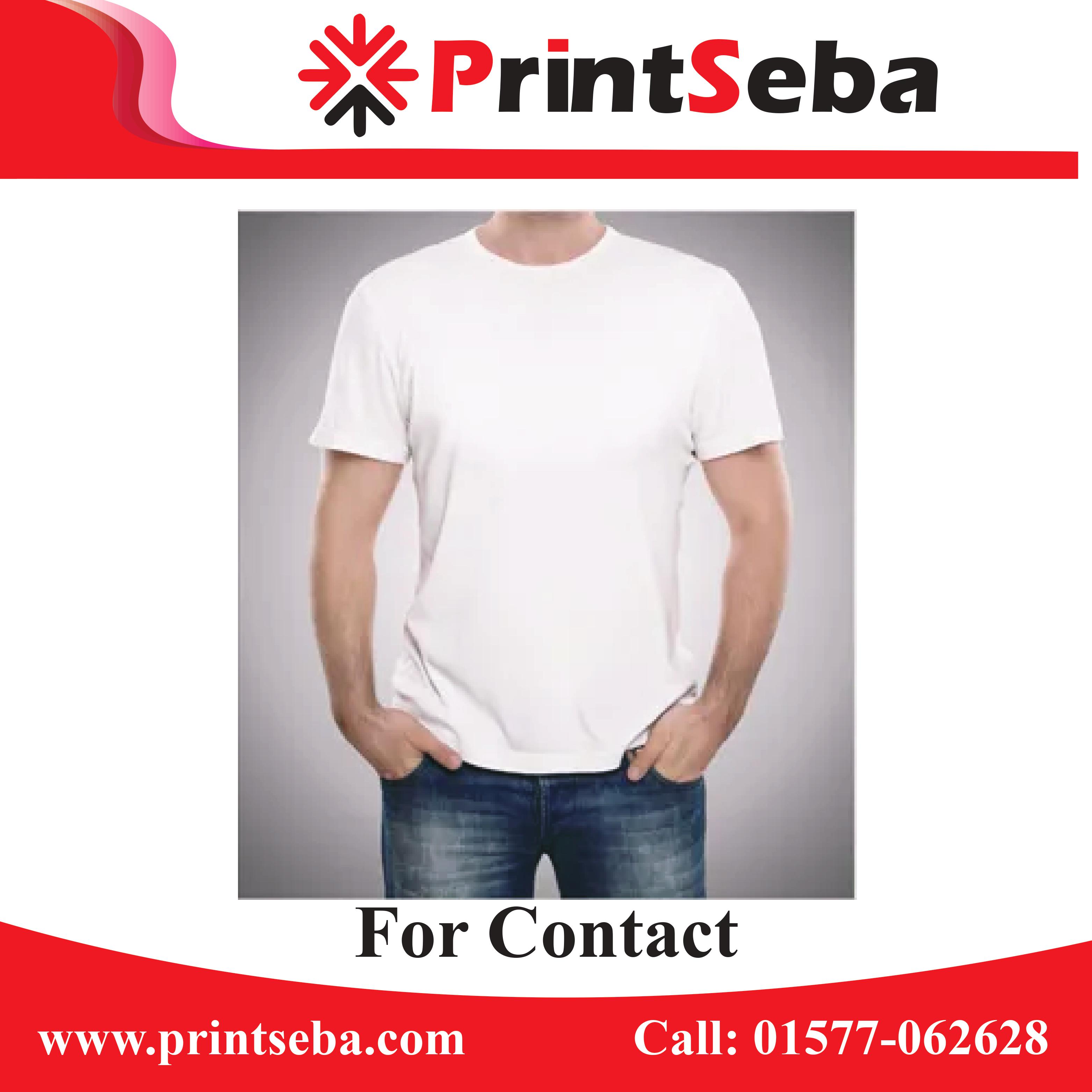 T-Shirt (With Custom Design) Jersey Fabric