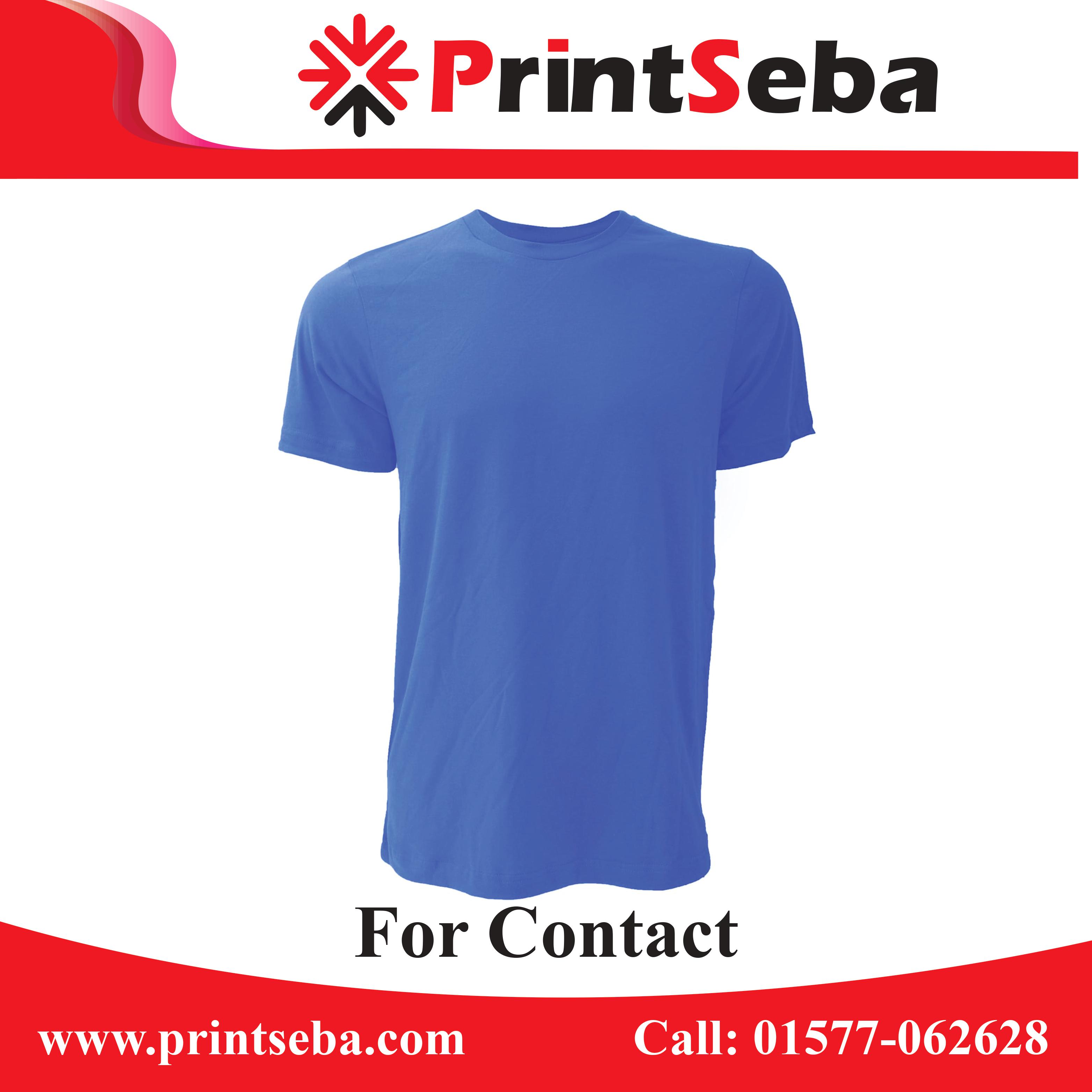 T-Shirt (With Custom Design) Jersey Fabric